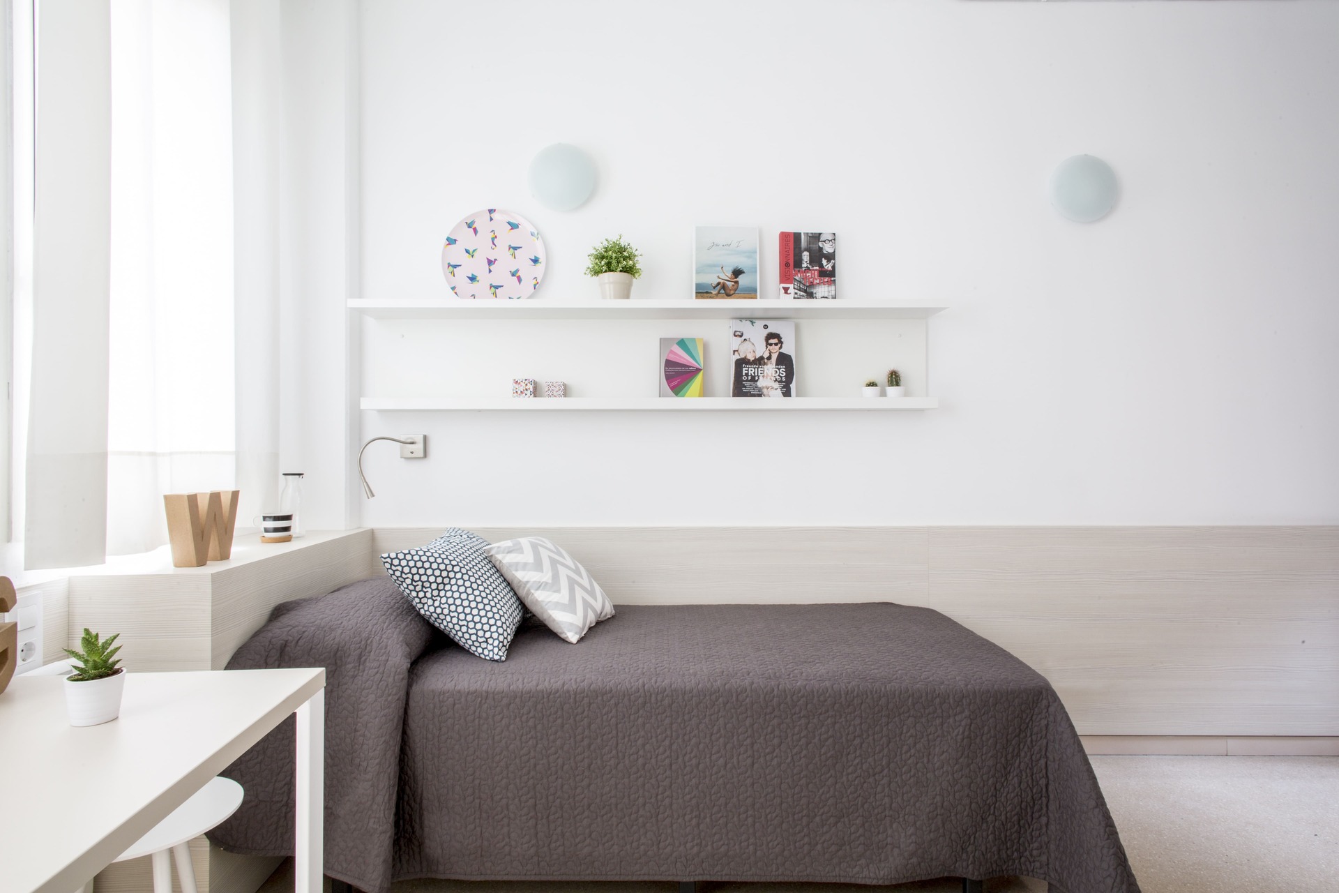 habitación individual con cocina compartida