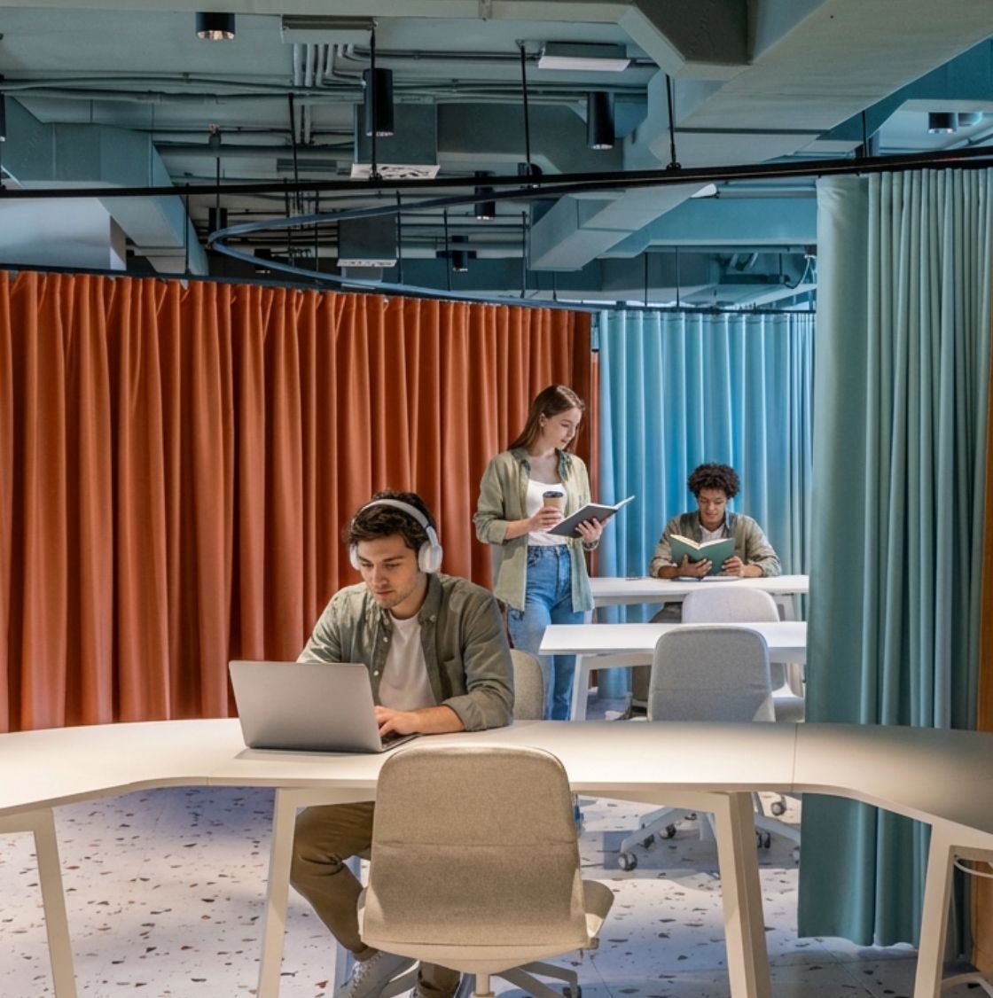 Sala de estudio en Resa Chamartin
