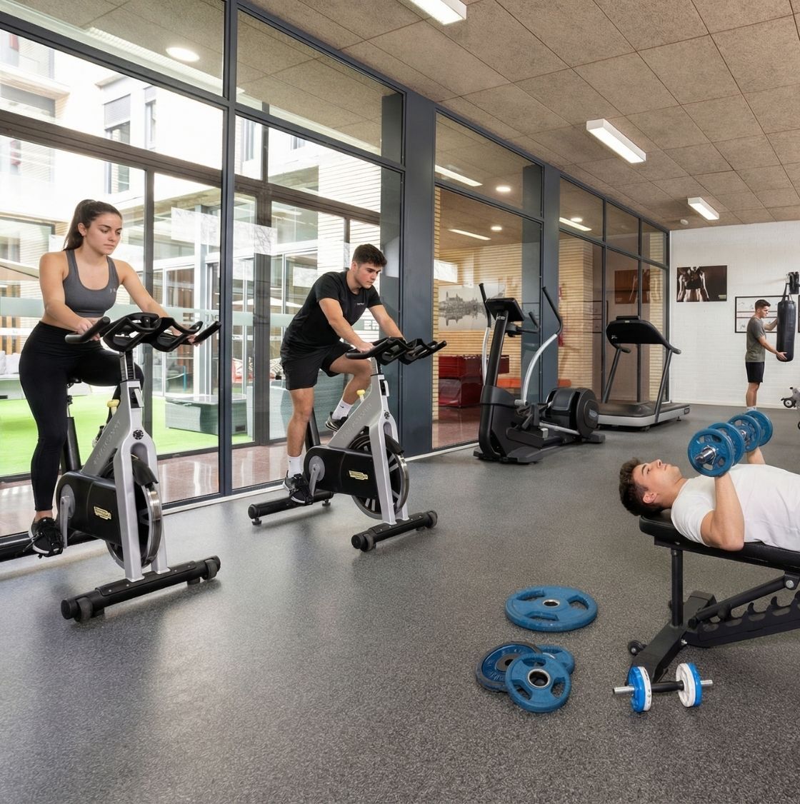 Gimnasio en Resa Colegio de Cuenca