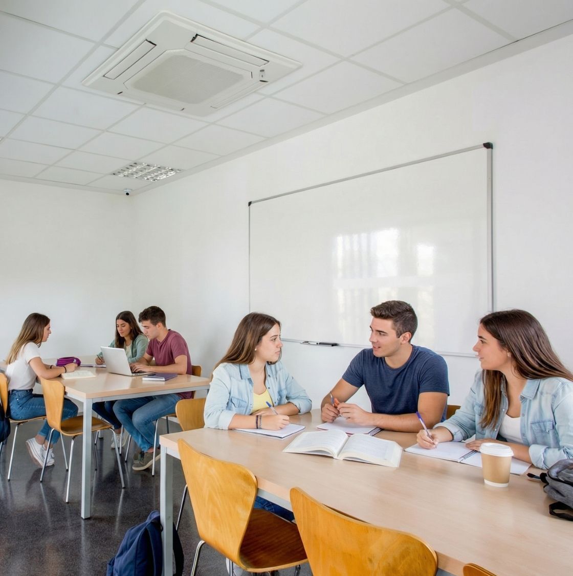 Sala de estudio en Resa Pius Font i Quer