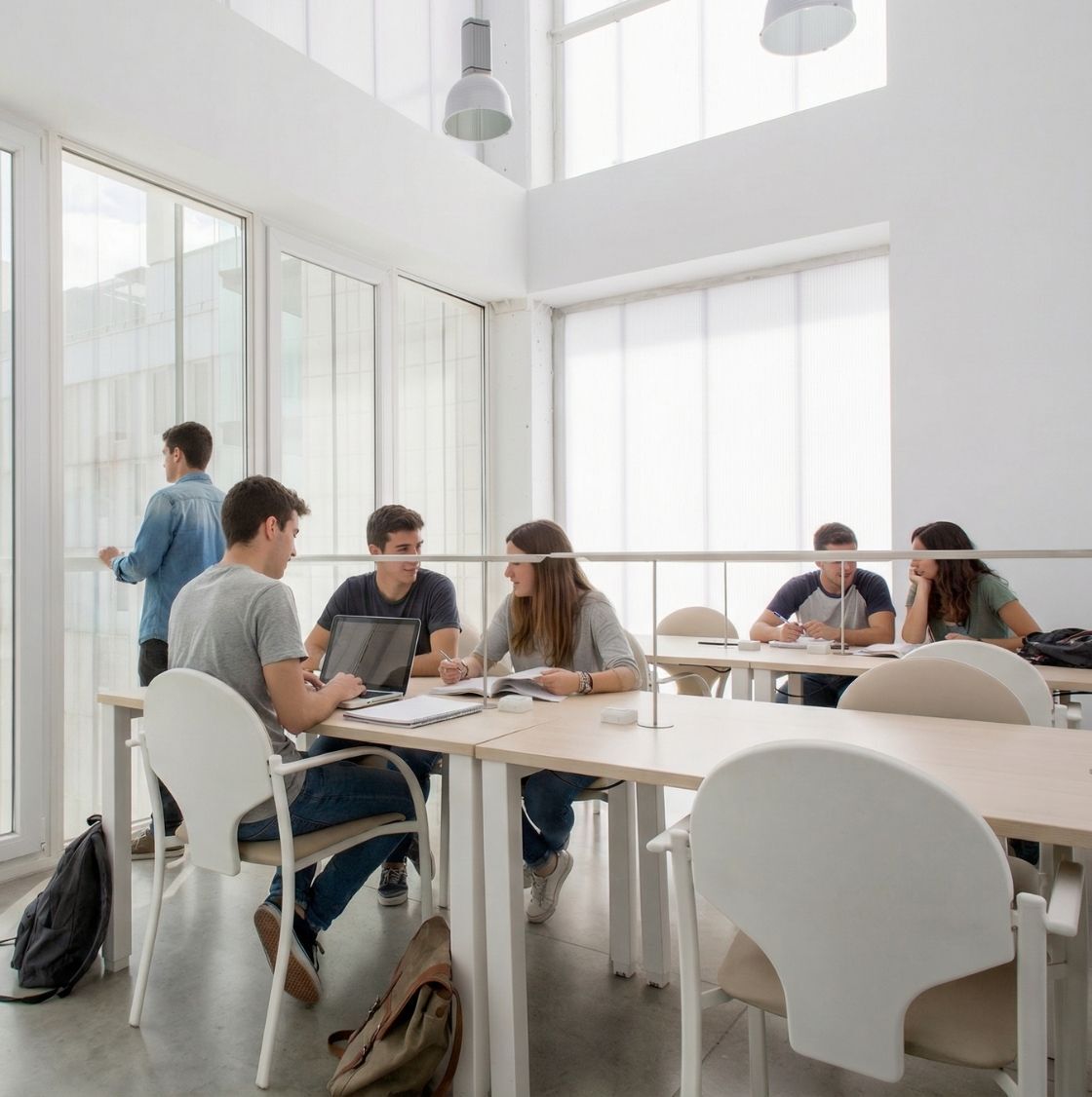 Sala de estudio en Resa La Salle