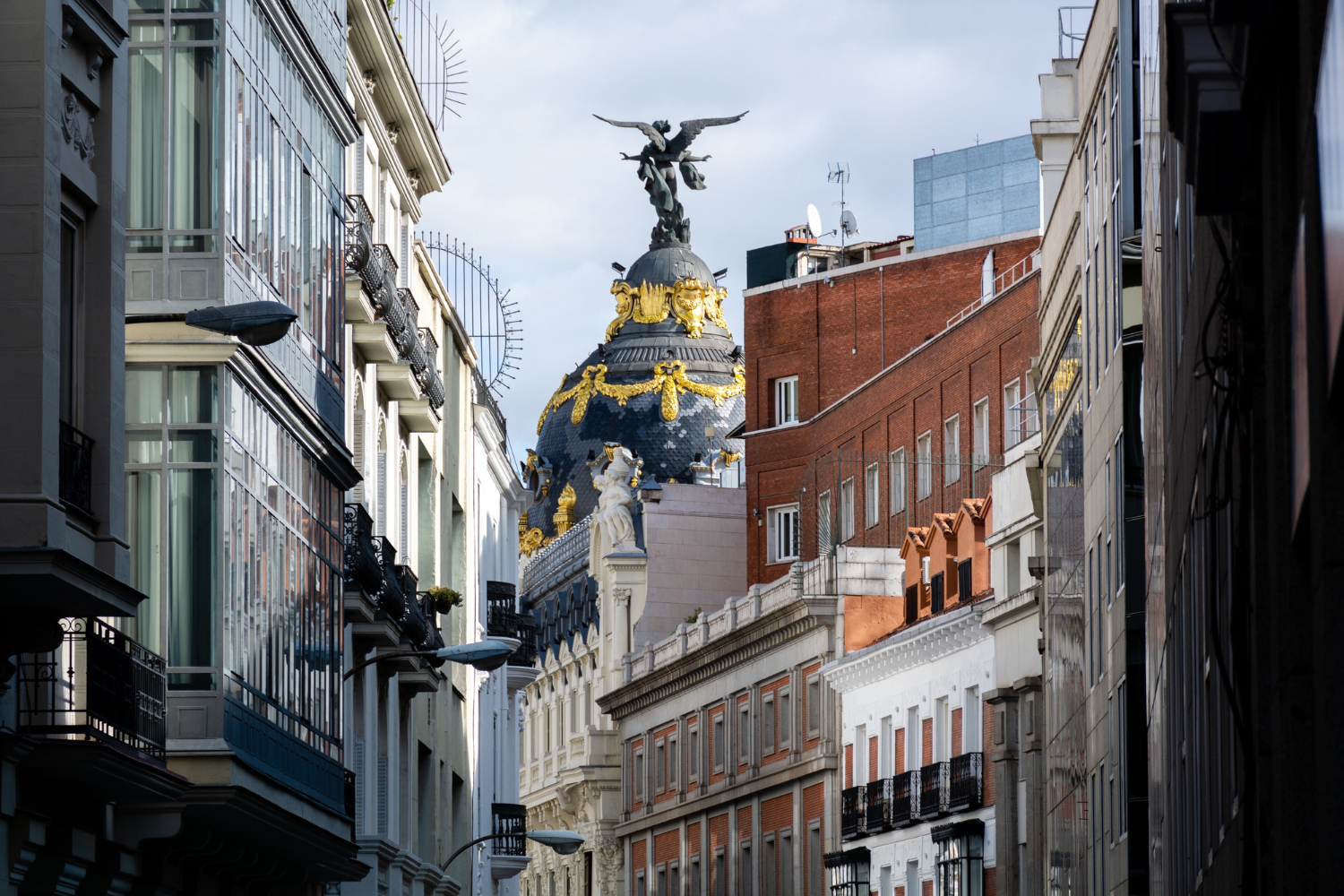 Vista calles de madrid