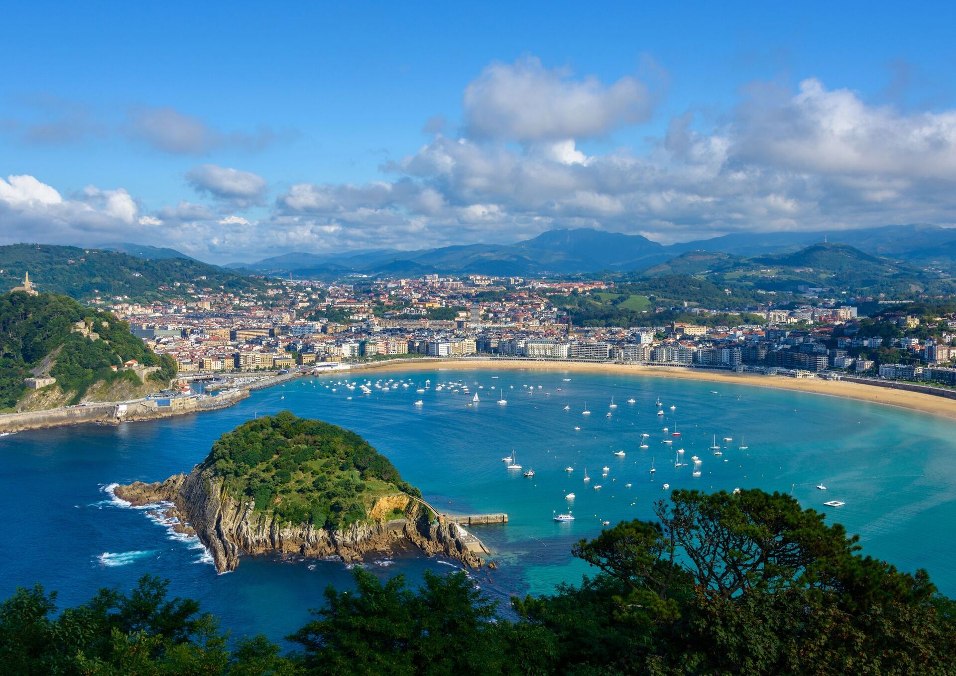 Vista de San Sebastián