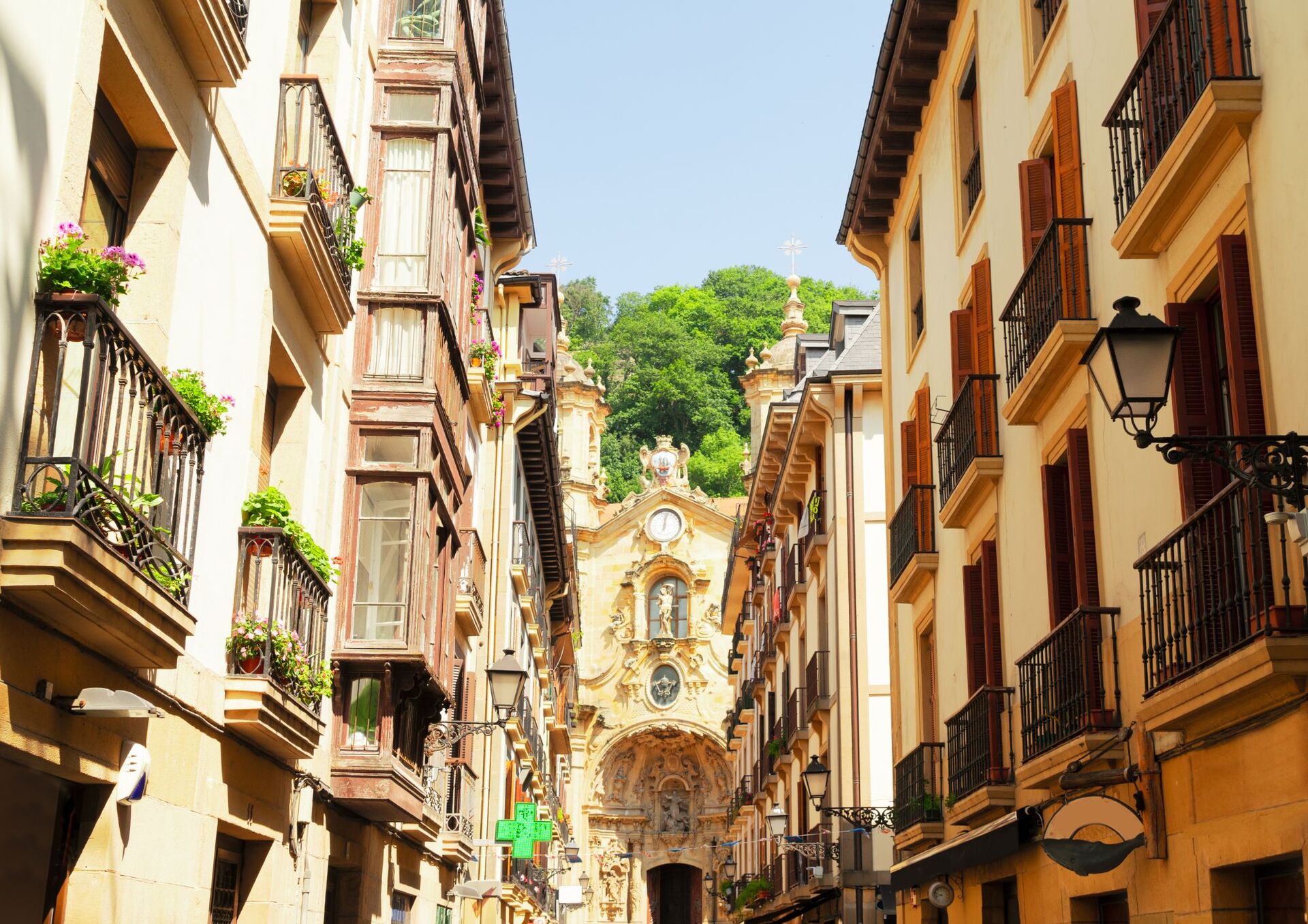 Vista de San Sebastián