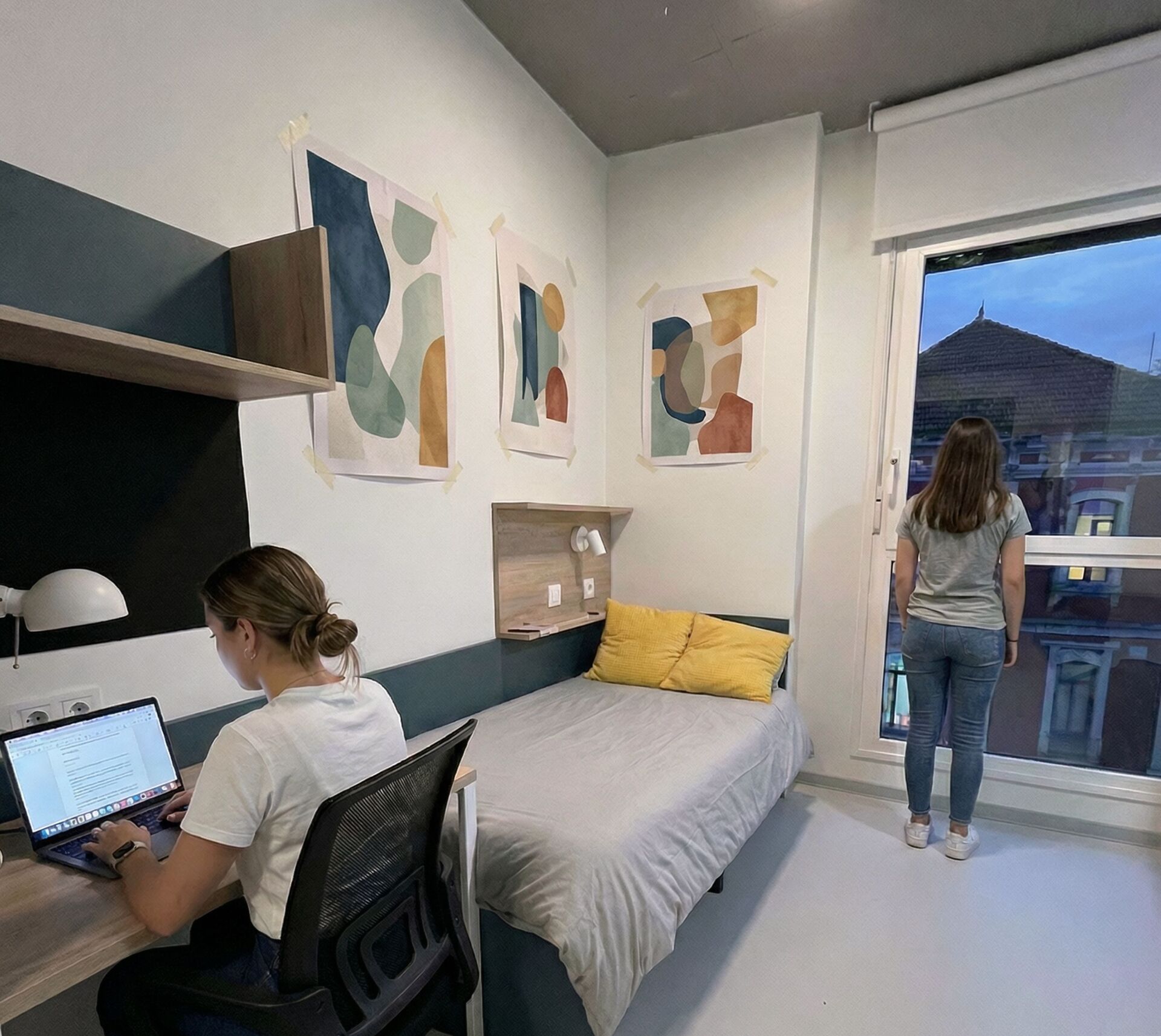 habitación doble en Resa Torres Gasteiz